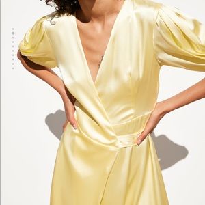 Zara Dresses - Hello Satin Dress Zara Dresses - Hello Satin Dress